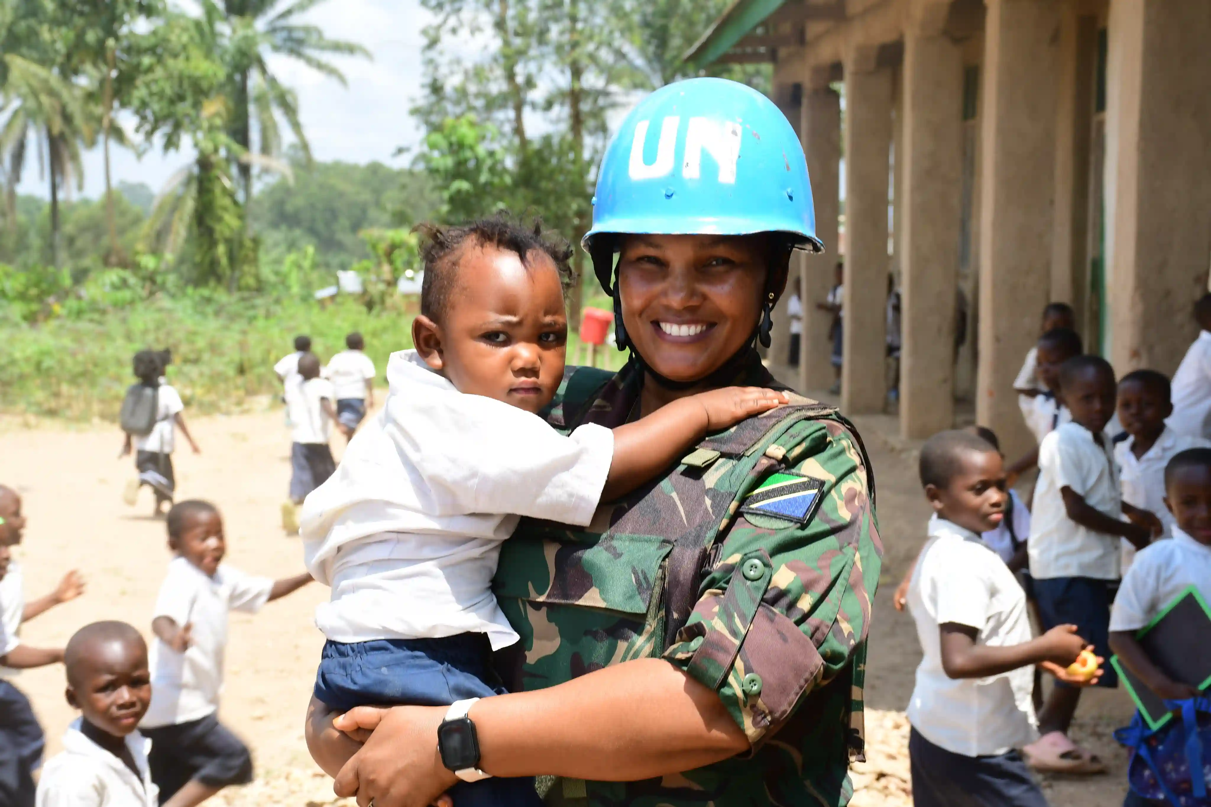 TANZANIA'S PEACEKEEPERS SUPPORT GIRLS' EDUCATION AND MENSTRUAL HEALTH IN EASTERN CONGO